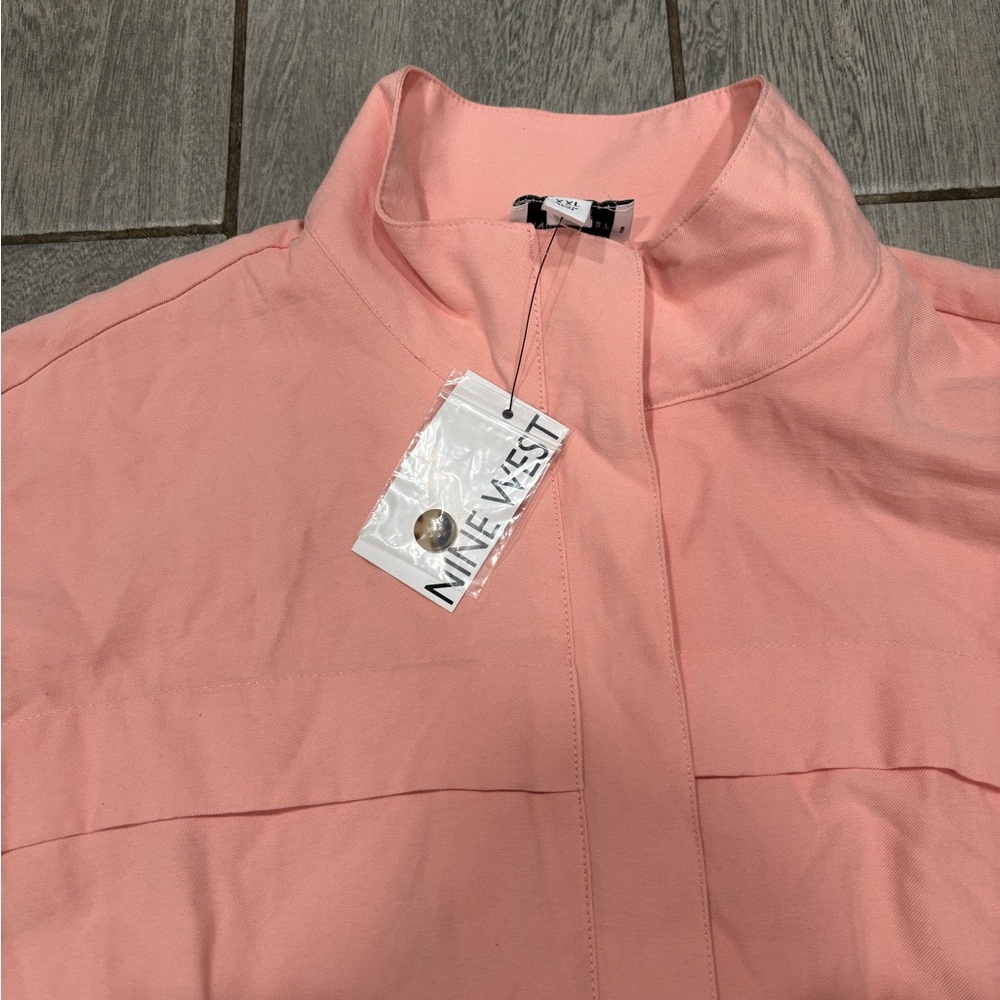 Nine West Women's Nine West Utility Bomber Jacket Size XXL - Picture 8 of 10